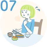 食道のつかえ感