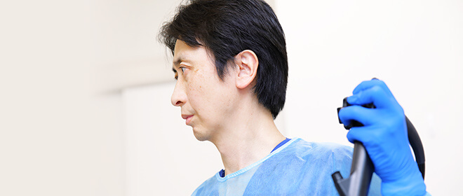 経験豊富な内視鏡専門医による内視鏡検査